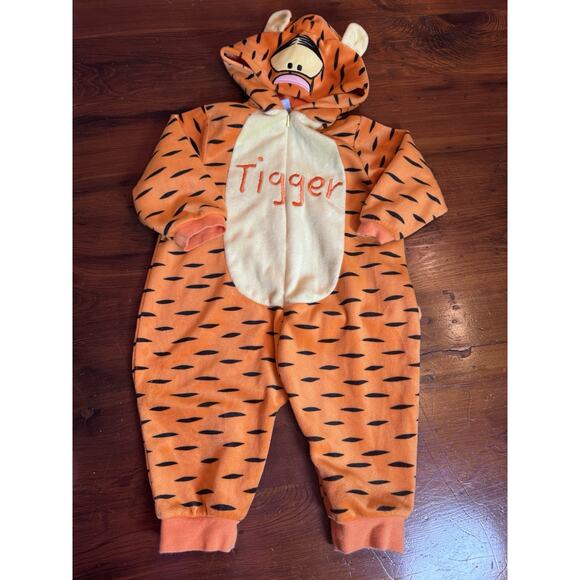 Disney Tigger Costume Size 12 Months Winnie The Pooh 1 Piece Plush Halloween - Picture 1 of 9